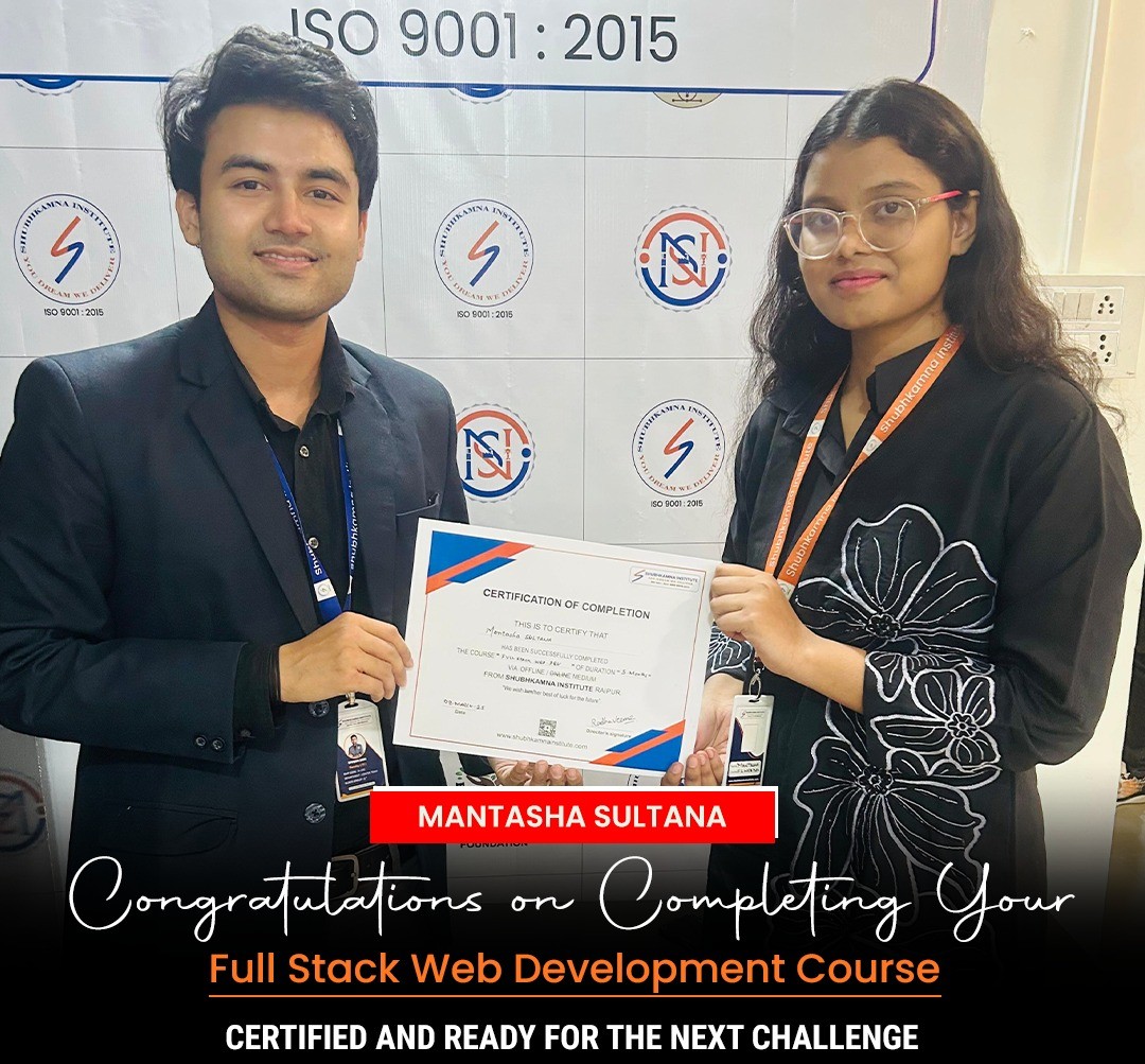 Student Presentation – Web Development & Design Certification