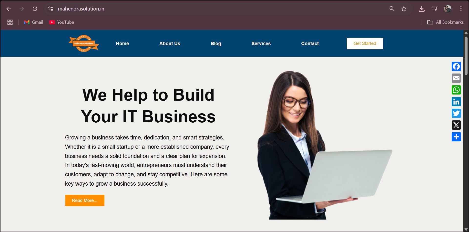 Mahendra's digital marketing work